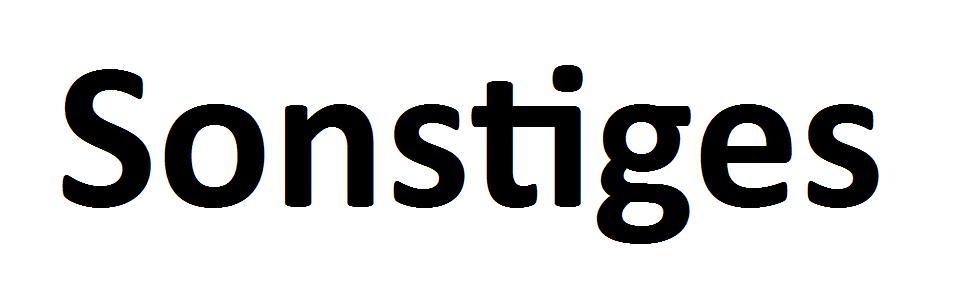 sonstiges